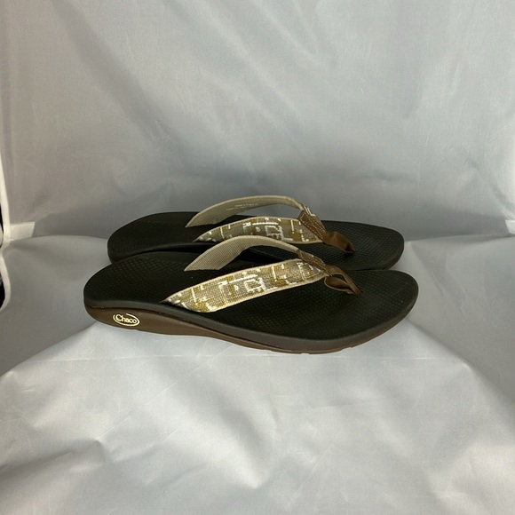 Chaco men’s brown size 10 flip flops - Picture 4 of 6